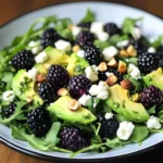 Blackberry, Avocado, and Arugula Salad