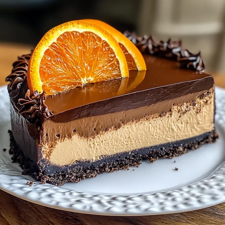 Chocolate Orange Cheesecake