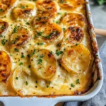 Dad’s Creamy & Cheesy Au Gratin Potatoes