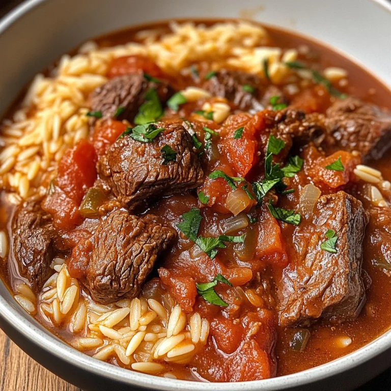 Giouvetsi Greek Beef Stew