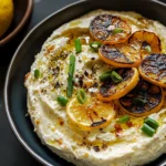 Lemony Whipped Feta With Charred Scallions