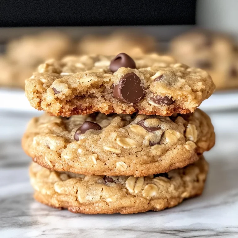 Peanut Butter Oatmeal Chocolate Chip Cookies