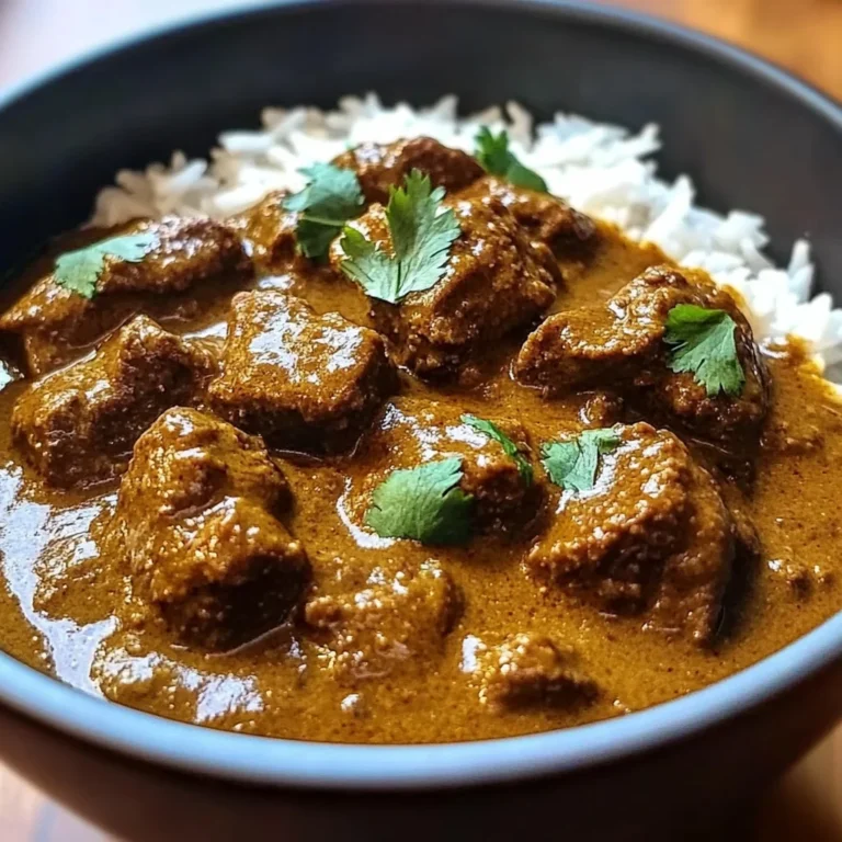 Slow-Cooked Beef Curry in Spiced Coconut Gravy