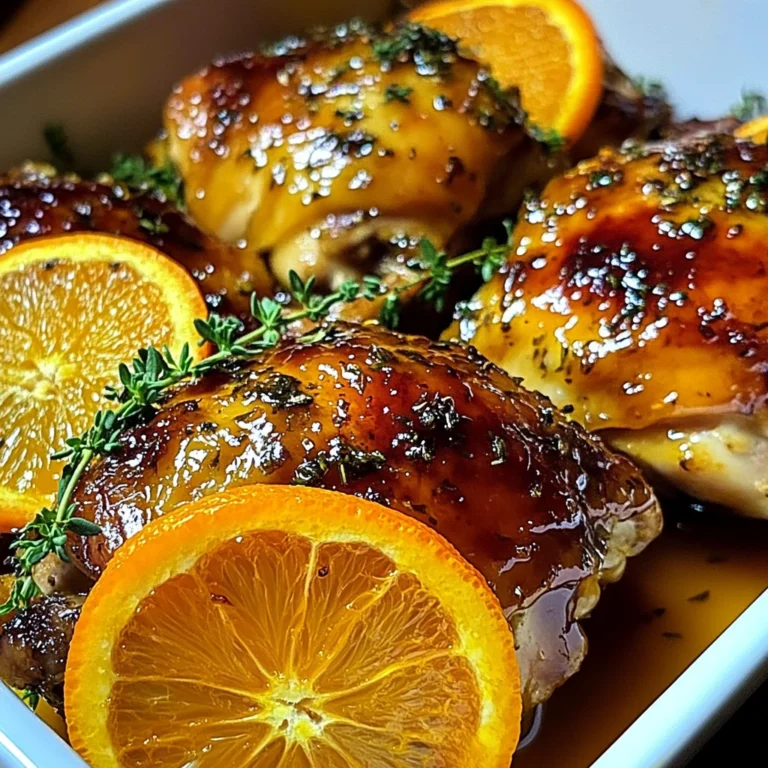 Sweet and Savory Roasted Orange Chicken