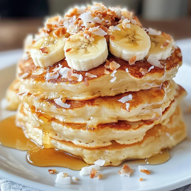 Toasted Coconut Macadamia Pancakes with Coconut Syrup