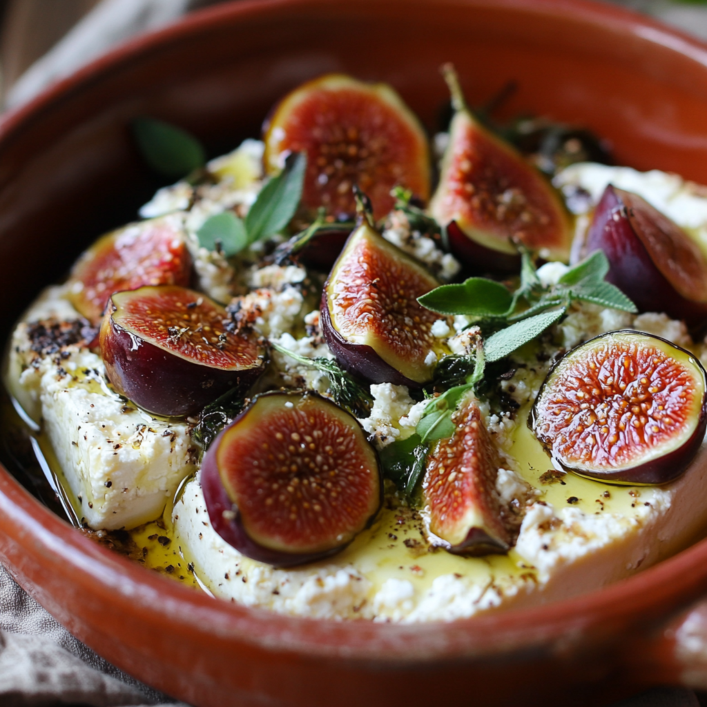 Baked Feta and Figs