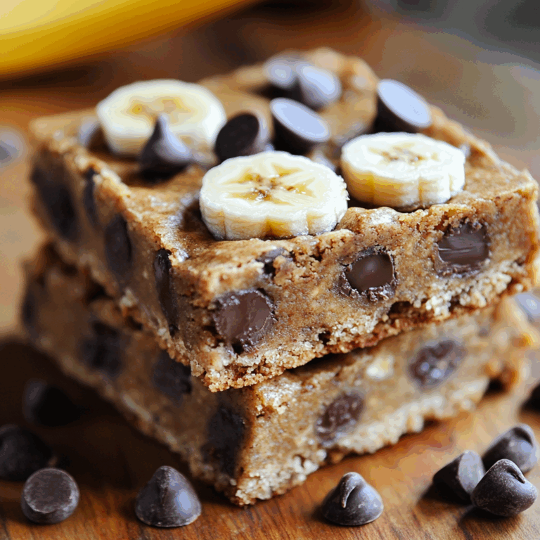 Chocolate Chip Banana Bars