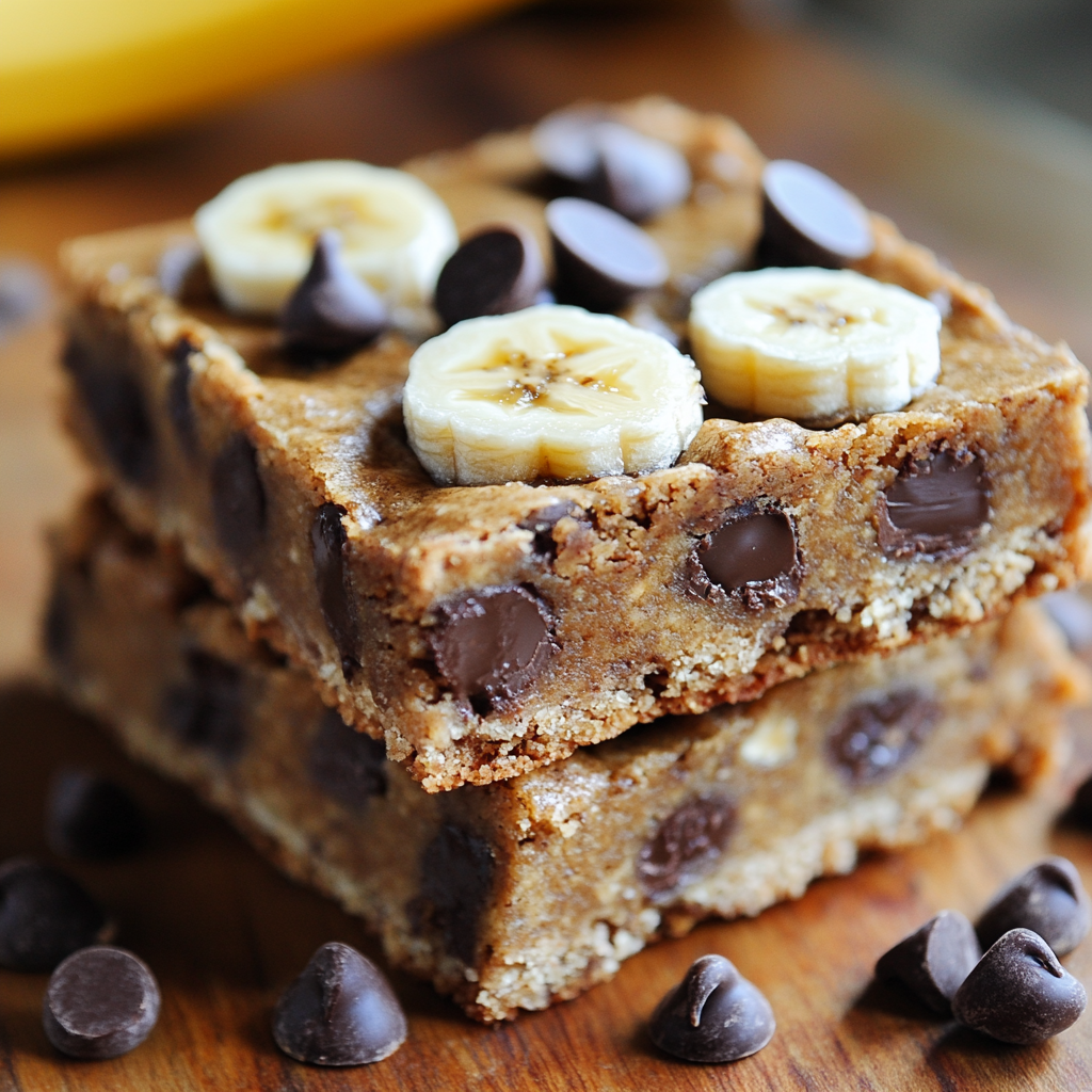 Chocolate Chip Banana Bars