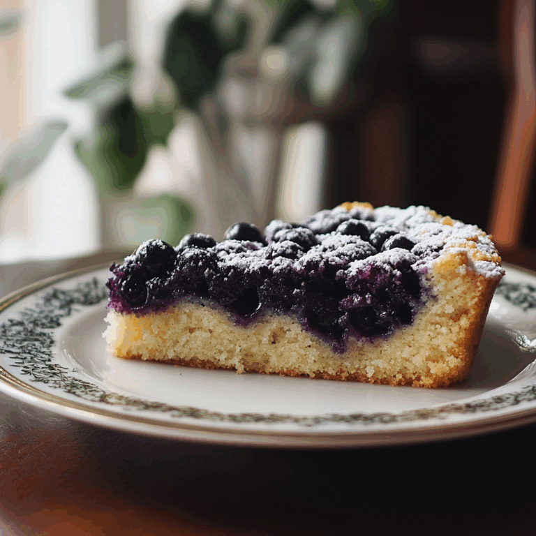 German Blueberry Cake