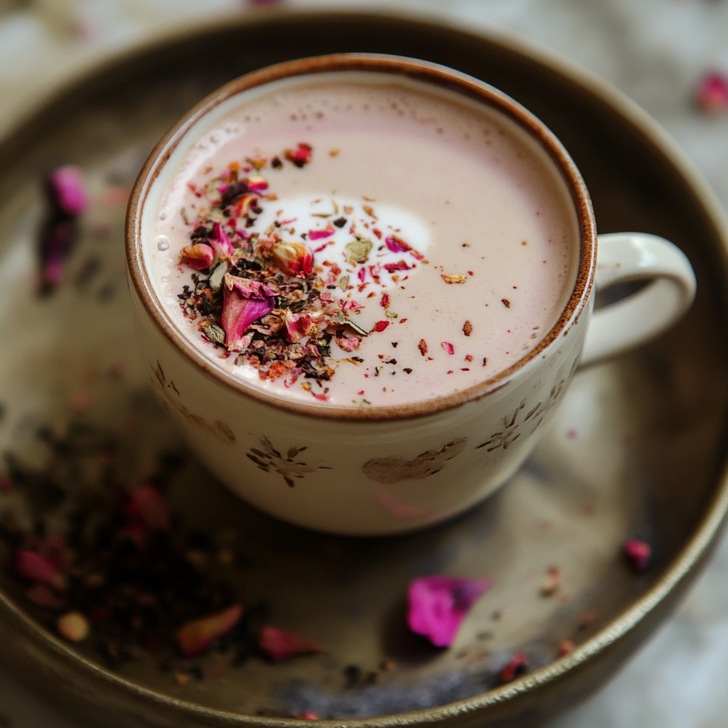 Kashmiri Pink Chai (Noon Tea)