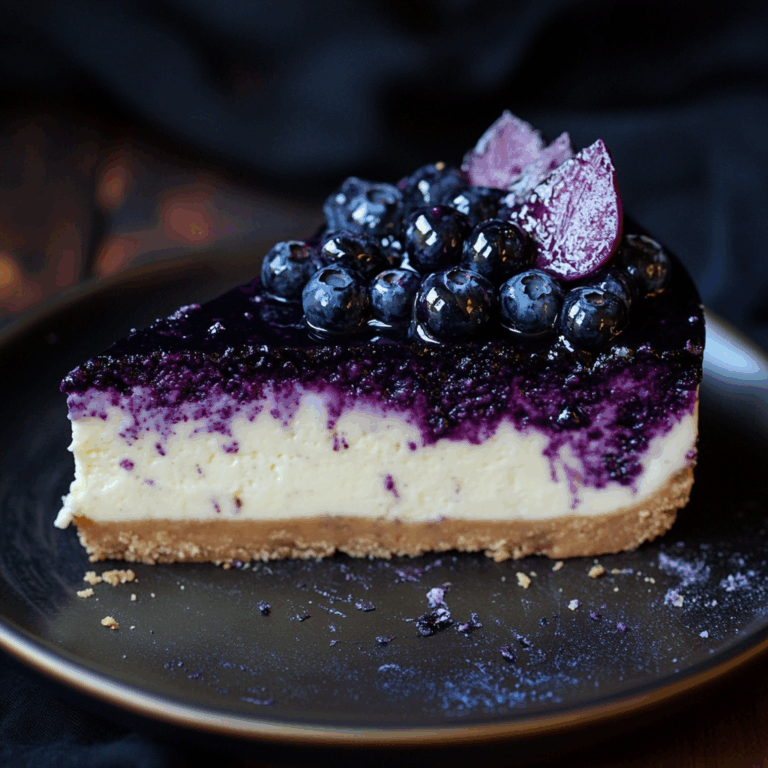 Ravenclaw Midnight Blueberry Cheesecake