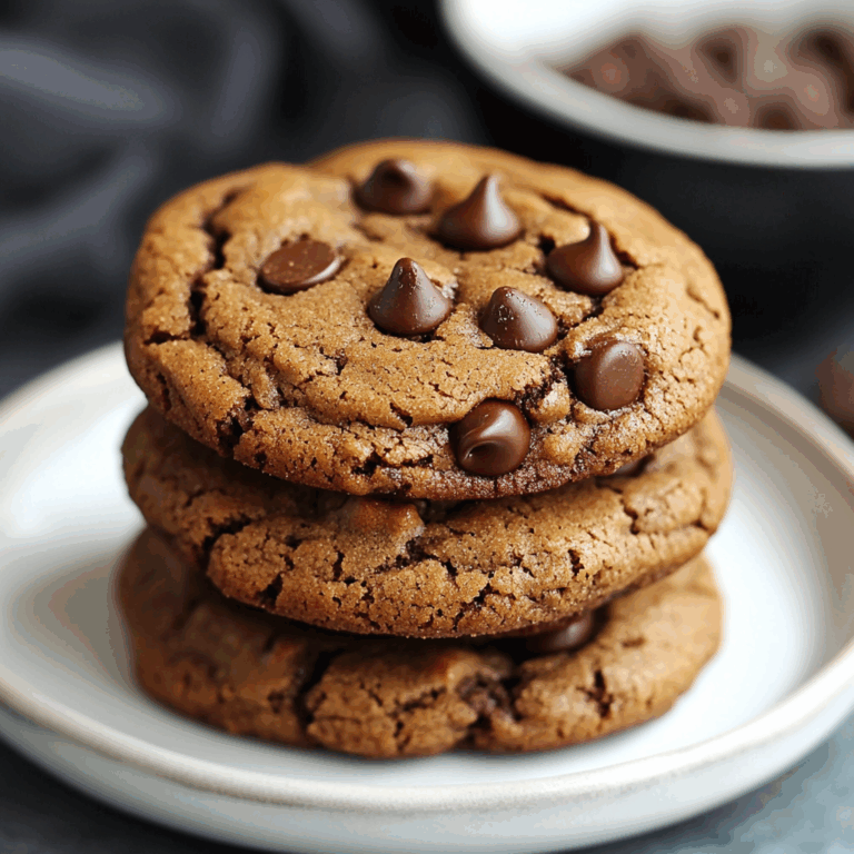 Thick Espresso Chocolate Chip Cookies